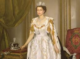 It was made from white satin and featured embroidered floral details to represent each country then ruled by elizabeth ii: Queen Elizabeth Surprising Facts History