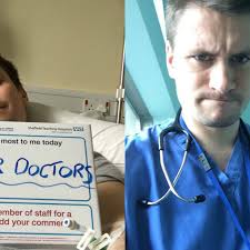 Striking junior doctor is also patient in hospital