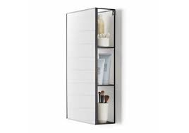 Oversized decorative mirror with rubber bumper. Umbra Prisma Mirror Black Fanthome Com Fanthome Com