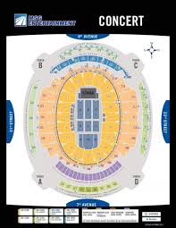 14 Madison Square Garden New York Ny Seating Chart Stage