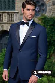 Evening Notch Navy Ike Behar Tuxedo Navy Tuxedos Prom Tuxedo Wedding Tux
