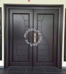 Pintu panel dengan bahan solid yang komponennya terdiri dari kayu meranti dan komponen kayu yang kuat jika kayu tersebut tidak kuat maka akan cepat tergelincir atau melintir.hanya saja untuk. Pintu Kayu Solid Kembar Style S Design Lock Set Furniture Decoration For Sale In Alor Setar Kedah Mudah My