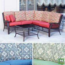 Create Your Own Outdoor Oasis With The Backyard Creations Allenwood Patio Sectional With Table Patio Sectional Outdoor Sectional Cushions Backyard Creations