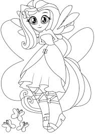 Fluttershy My Little Pony Equestria Girls Coloring Page My Little Pony Coloring Coloring Pages For Girls Coloring Pages