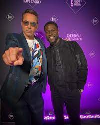 Robert Downey Jr Official On Instagram A Big Congrats To Kevinhart4real For Tonight S Win At The Peopleschoice A Robert Downey Jr Kevin Hart Downey Junior