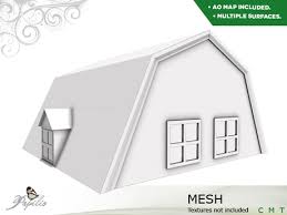 Dormer pramet unit 4 lindrick way s43 4xe barlborough, chesterfield, united kingdom t: Second Life Marketplace Fullperm Mesh Gambrel Roof W Dormer Windows 11c