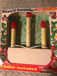 Vintage Electric Candoliers Yuletide Vintage Plastic Electric Candles Christmas Window Candles