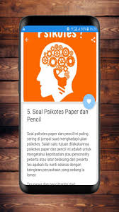 Head of people & organization development section Psikotes For Android Apk Download