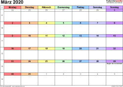 Diy, basteln, verpacken & verschenken www.miomodo.de instagram: Kalender Marz 2020 Als Excel Vorlagen
