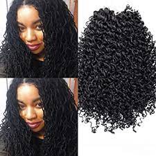 Maybe you would like to learn more about one of these? Amazon Com 8packs 55 Inch Wavy Small Box Braids Crochet Hair Curly Zizi Braids Long Synthetic Hand Crochet Braids 28 Strands Pack Wave Crochet Box Braid Hair Extensions For Women Black Color 1
