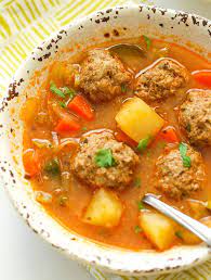 Albondigas Soup Immaculate Bites Mexican Soup Recipes Chicken Soup Recipes Albondigas Soup