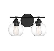 By merra $ 109 99 /piece. Savoy House Carson 2 Light Bathroom Vanity Light In Matte Black Lightsonline Com