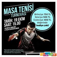 Inegol Avm Masa Tenisi Turnuvasi Basliyor Tenis Atlantis Nautilus