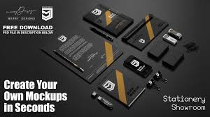 In this video, i'm showing. Business Stationery Mock Up Create Your Own Mockups In Seconds Mockup Generator Adobe Photoshop Youtube