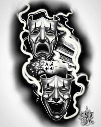 Imagenes de catrines para niños. Tatuajes De Mascaras Cholas Novocom Top