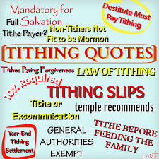 He paid tithes on the actual income when he worked. Tithing Quotes Life After Ministry