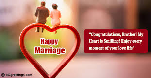 Marriage wedding, sadi shayari, sms, wishes, quotes, messages for lover, boyfriend, girlfriend facebook you can even add much more happiness and smiles to this occasion by wishing the newly wed couple the best wishes for their happy marriage. Best Wedding Wishes For Brother Messages Quotes