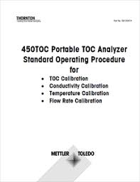 Things we must not do to prevent electrical fires. Standard Operating Procedure 450toc Portable Toc Analyzer Mettler Toledo