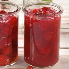 Kirsch Kokos Konfiture Kirschen Rezepte Marmelade Kirschen