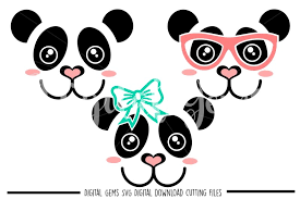 ✓ free for commercial use ✓ high quality images. Panda Face Svg Dxf Eps Png Files