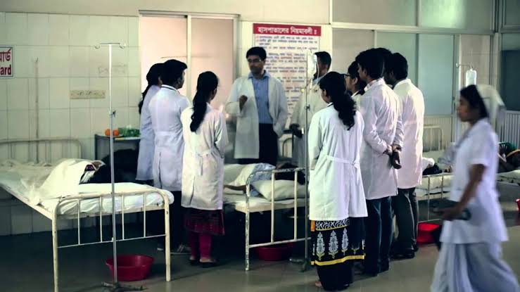 Teaching hospital ward
