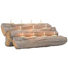 896 log candle holder products are offered for sale by suppliers on alibaba.com, of which crystal crafts accounts for 2%, folk crafts accounts for 1%. Tealight 24 Fireplace Log Candle Holder Insert Birch Finish
