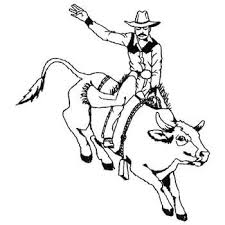 Bull Riding Coloring Pages Only Coloring Pages Bull Riding Coloring Pages Color