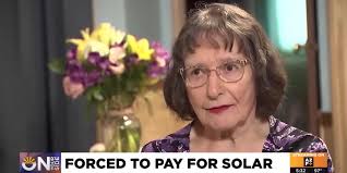 Mesa woman says she's being forced to pay for solar panels