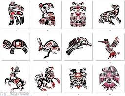 Coastal Indian Salish Tlingit Haida Art Book 1