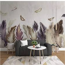 Maybe you would like to learn more about one of these? Muralcustom 3d Photo Wallpaper Modern Minimalist Gold Feather Television Sofa Background Decorative Mural Living Room Bedroom Mural Buy Online At Best Price In Uae Amazon Ae