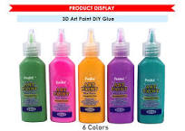 Foska Multi-Purpose 3D Art Paint DIY Glue for Students
