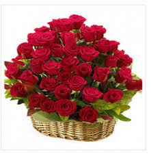 Maybe you would like to learn more about one of these? Red Basket Of Roses Flowers Rs 1495 Piece Cakebookers Id 19488791748