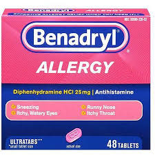 Benadryl Ultratab Tablets Allergy Medicine 48 Ct Allergy Medicine Benadryl Allergy Medication