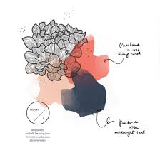 As We Welcome The New Year We Anticipate Lunar New Year 2019 That Is Just Around The Corner We At Staytestudio Have Color Of The Year Pantone Color Artwork