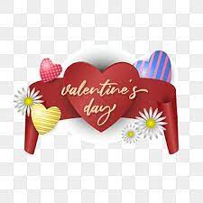 Valentines Day Illustration With Red Ribbon Valentine Red Vector Png And Vector With Transparent Background For Free Download In 2021 Valentines Day Border Chinese Valentines Valentines