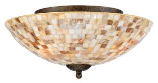 Can't feel anything, when will i learn. Three Light Flush Mount From The Monterey Mosaic Collection By Quoizel My1613ml