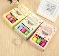paper macaron box,6 macaron box,clear macaron packaging ...