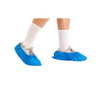 Shoe Covers CPE Plastic Film, Universal Size, Blue, 150 Pairs/Case,  CT-TI-CPE-SC-BL