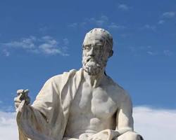 Image of bust of the ancient Greek historian Polybius