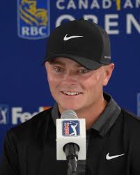 @LukeClanton is 𝙨𝙚𝙧𝙞𝙤𝙪𝙨𝙡𝙮 impressed with @LuddeAberg’s game 💯,  Clanton and Åberg are teeing it up with @RoryMcIlroy at 7:40 a.m. ET  @RBCCanadianOpen.