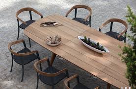 Table bruxelles dimensions p 120 x l 220 plateau en bois de teck recyclé avec contour biseauté pied en fer laqué noir ou blanc. Table Bois Teck Exterieur Ovale Outdoor Dining Furniture Outdoor Furnishings Rustic Dining Furniture