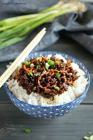 Easy Korean Beef Rice Bowls Recipe Beef Recipes Easy Rice Bowls Recipes Minced Beef Recipes