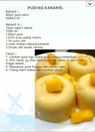 Puding Karamel Food Beautiful Food Recipes