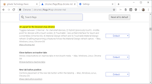 Chrome flags en el navegador. Como Restaurar El Antiguo Diseno De Google Chrome