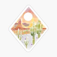 Artist designed planner stickers, planner accessories, washi tape, enamel pins, and more! Desert Stickers Redbubble