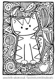Doodleydoodlecat Cute Coloring Pages Cat Coloring Page Animal Coloring Pages