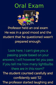 These funny jokes for kids are guaranteed to make them laugh. Funny Jokes Professor Held An Oral Exam Exams Funny English Jokes Funny Jokes