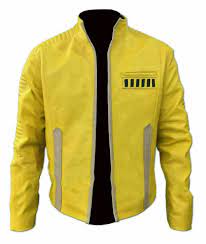 Yellow Jacket For Men Slim Fit Biker Bomber Motorcycle Star Wars Luke Skywalker Ebay Cafe Racer Leather Jacket Casual Outwear Blue Sweater Mens