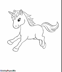 Baby unicorn coloring pages free pictures of ba unicorns download free clip art free. Baby Unicorn Coloring Page Novocom Top