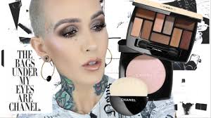 CHANEL LES INDISPENSABLES NATURAL SHADOWS AND WHITE OPAL HIGHLIGHTER  TUTORIAL & OVERVIEW
